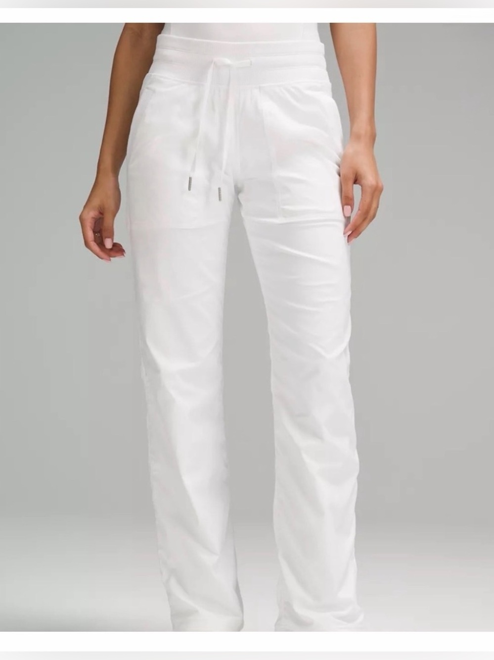 New Lululemon dance studio lined pants white size 4